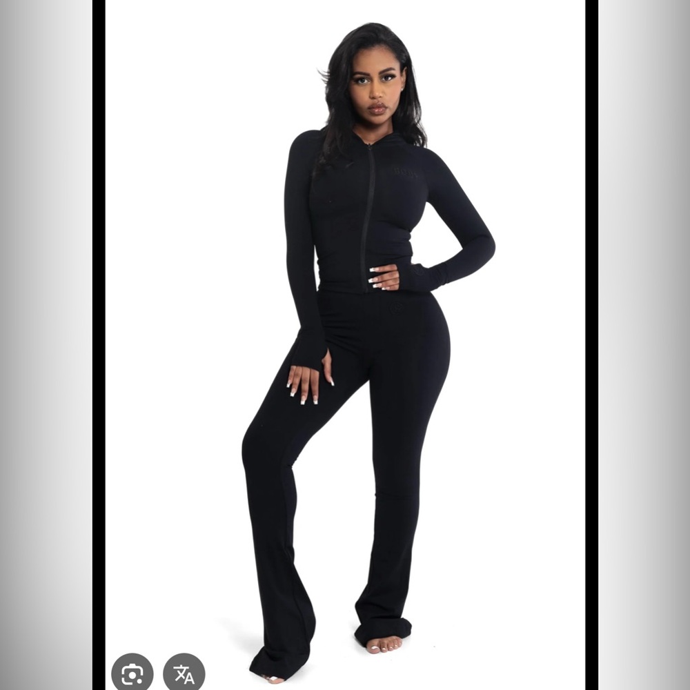 Black Long Sleeve Jumpsuit